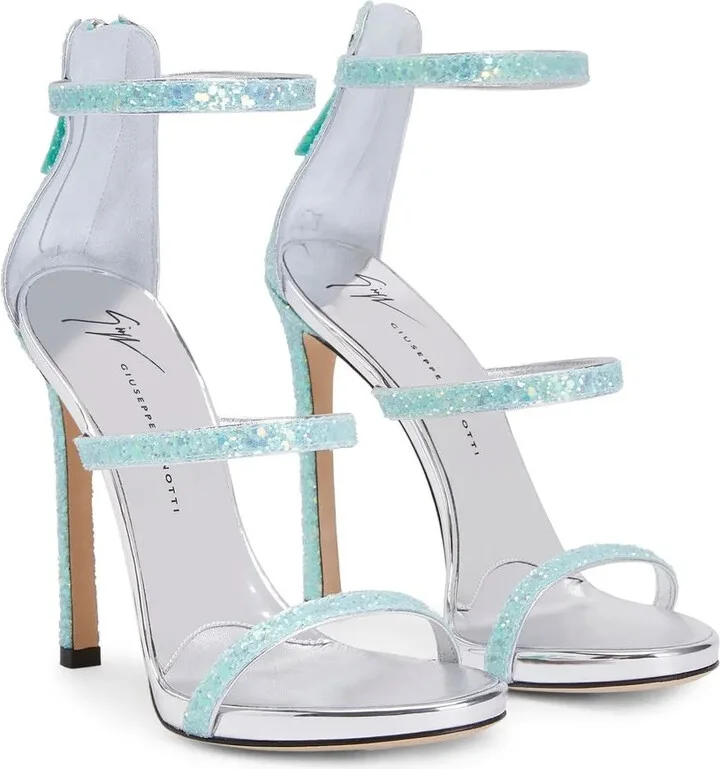 Harmony glitter strappy sandals - Image 2