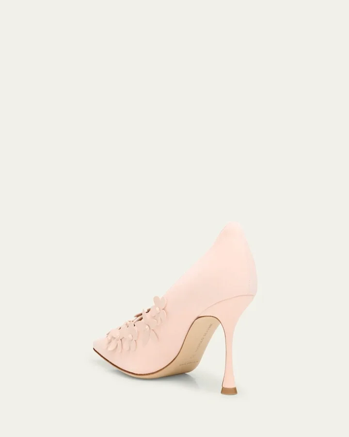 Harneclo Suede Pointed-Toe Pumps - Image 3