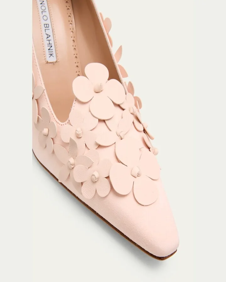 Harneclo Suede Pointed-Toe Pumps - Image 5