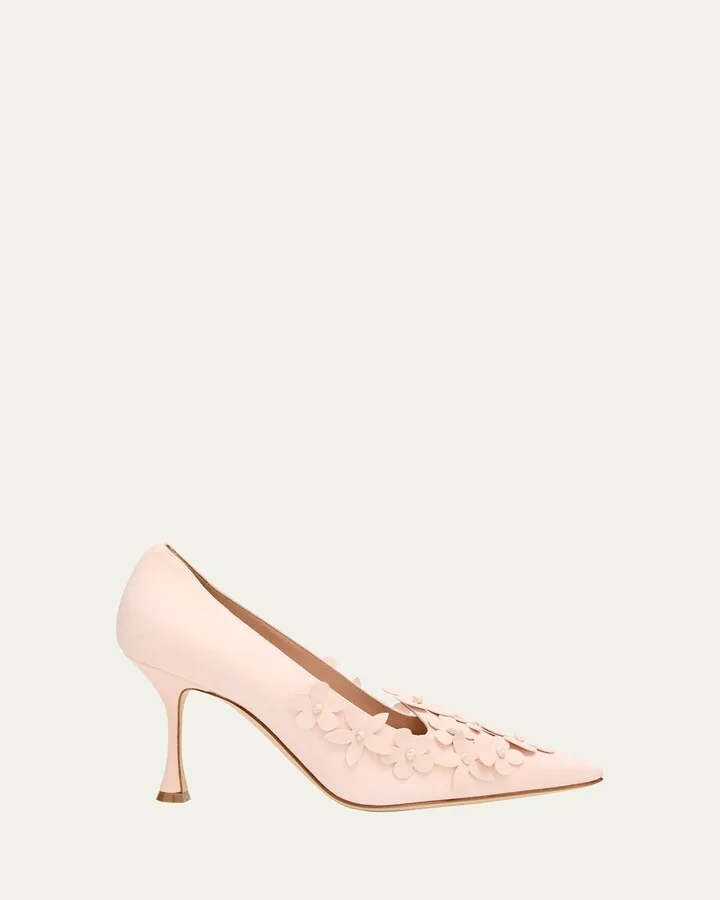Harneclo Suede Pointed-Toe Pumps