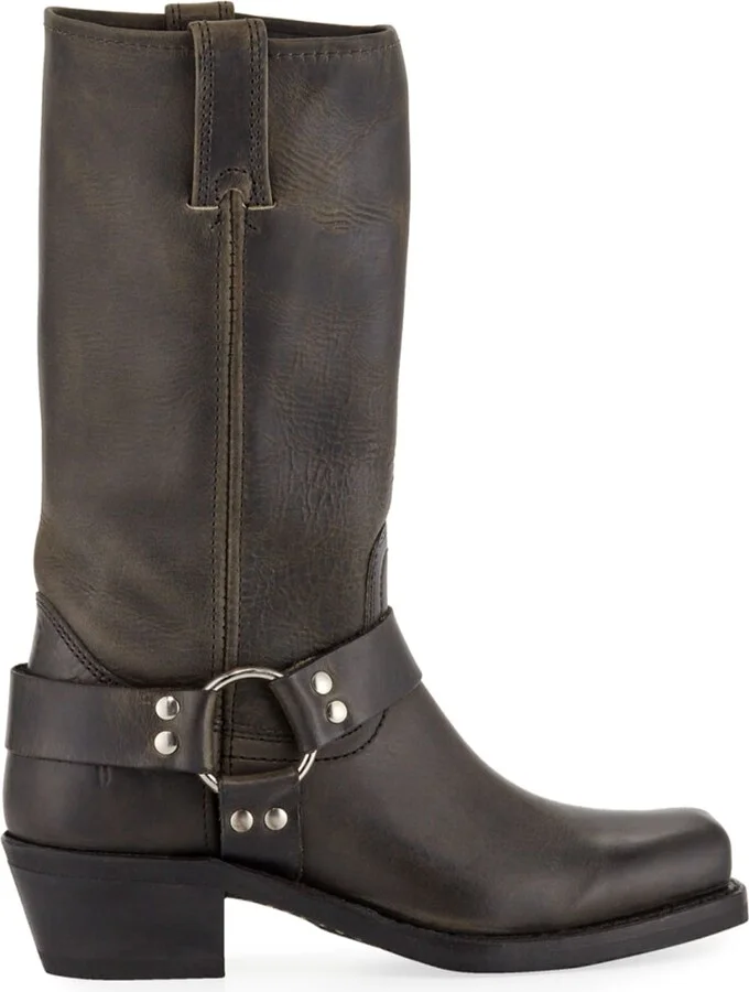 Harness 8R Leather Knee Boots - Image 3