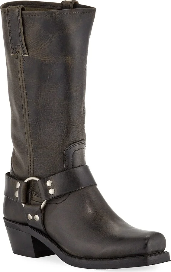Harness 8R Leather Knee Boots