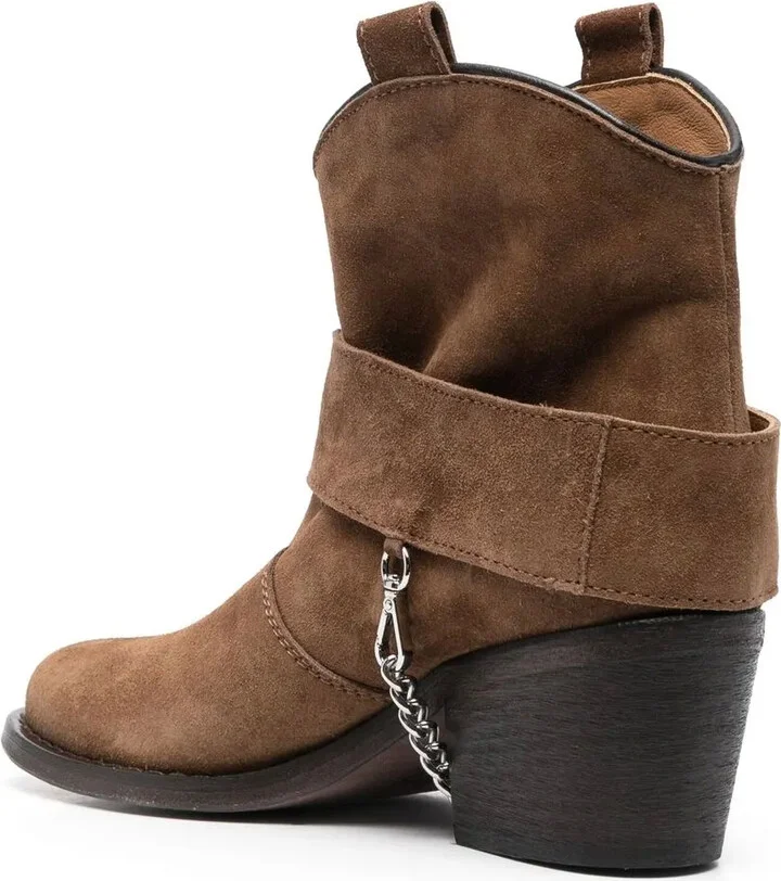 Harness-Detail Western Boots - Image 3
