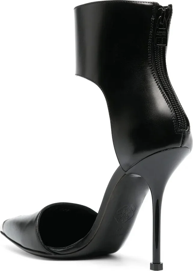 Harness Punk 105mm leather pumps - Image 3