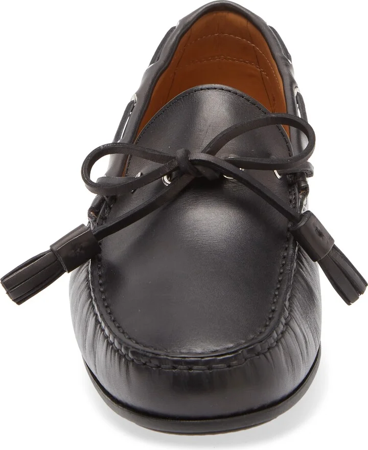Harold Leather Tasseled Driving Loafer - Image 4