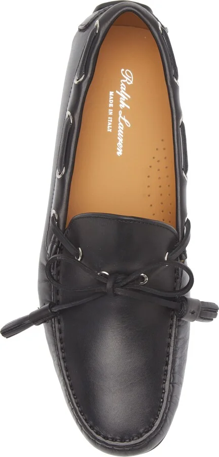 Harold Leather Tasseled Driving Loafer - Image 5