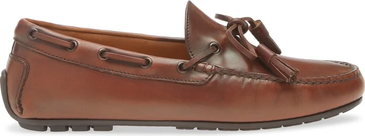 Harold Suede Tasseled Driving Loafer - Image 3