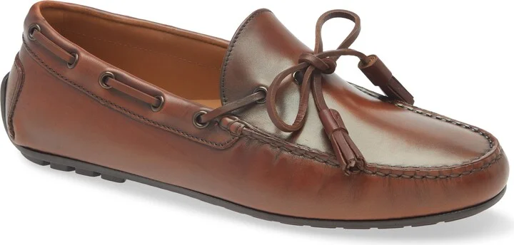 Harold Suede Tasseled Driving Loafer