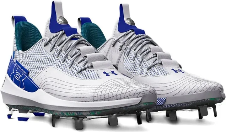 Harper 7 Low Elite Tpu "Grey/Royal" cleats - Image 2