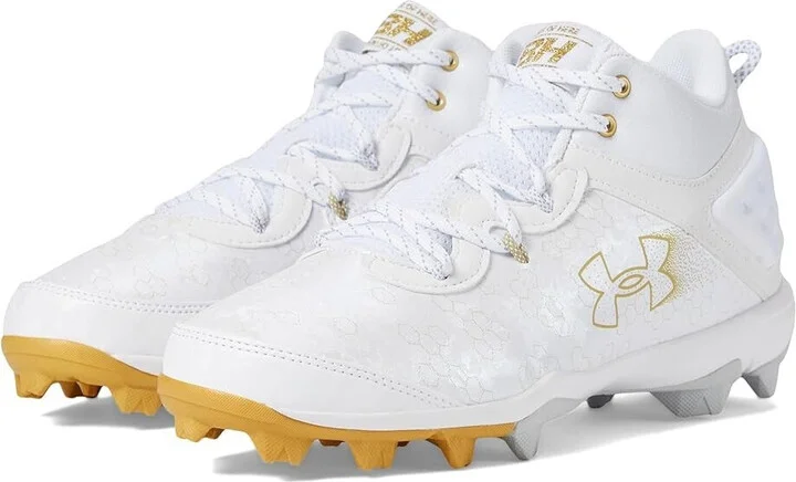Harper 8 Mid RM 3026592-100 Men's White Baseball Cleats KHD2713
