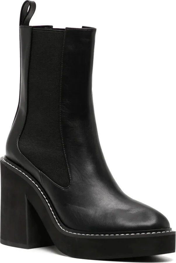 Harper I 100mm leather boots - Image 2