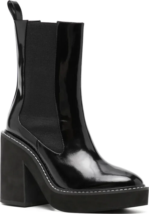 Harper II 100mm leather boots - Image 2