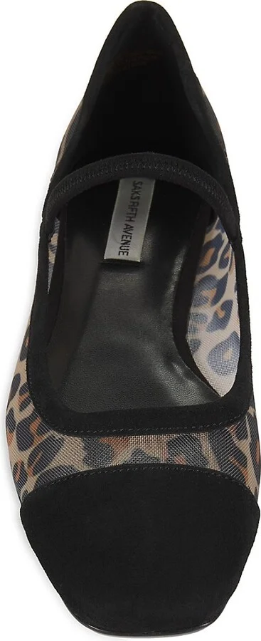 Harper Leopard Mesh Mary Jane Flats - Image 5