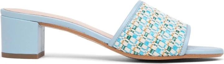 Harper Raffia Slide Sandal - Image 3