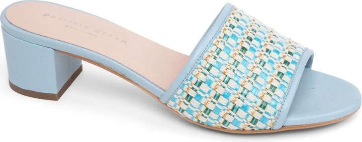 Harper Raffia Slide Sandal