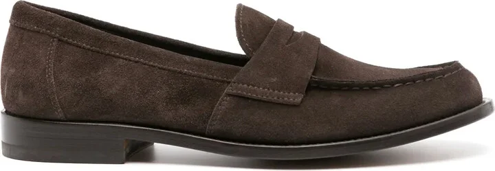 Harper suede penny loafers