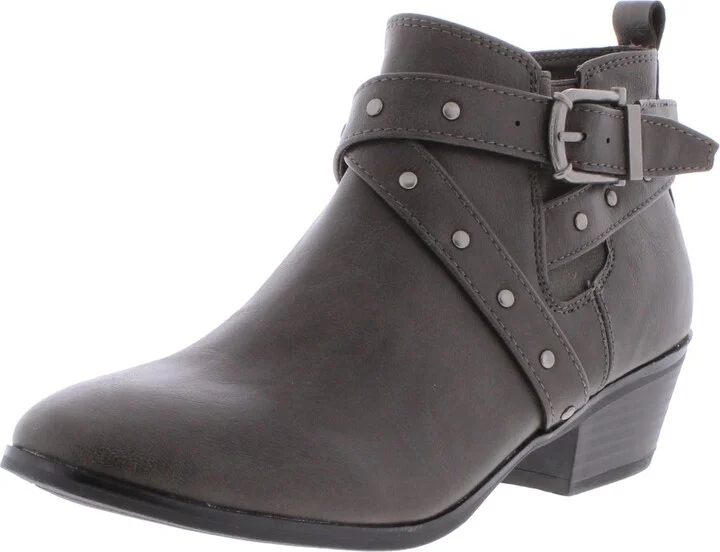 Harperr 2 Womens Studded Leather Ankle Boots