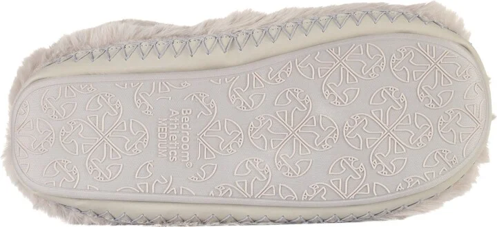 Harriet - Recycled High Density Faux Fur Slipper Boot - Trace Grey - Image 8