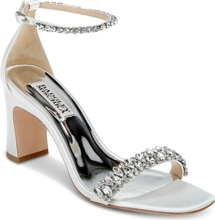 Harriet Womens Rhinestone Heels