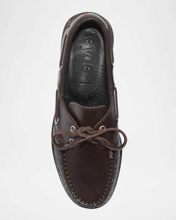 Harris Calfskin Lace-Up Loafers - Image 7