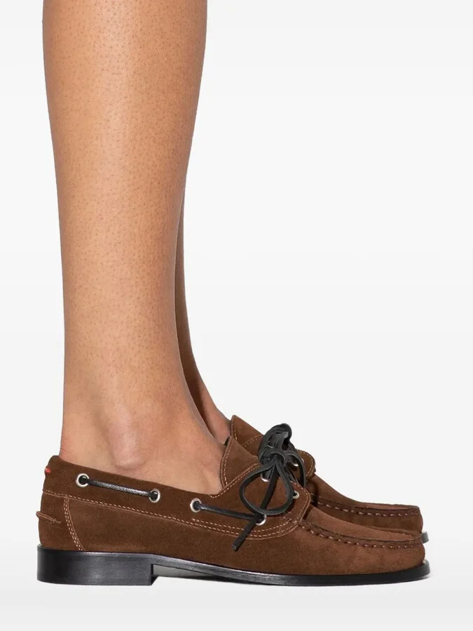 Harris lace-up suede loafers - Image 5