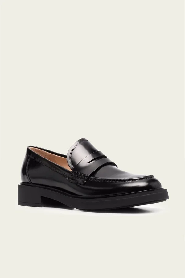 Harris Leather Loafers in Black - Image 2