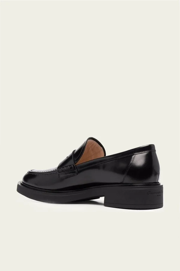 Harris Leather Loafers in Black - Image 3