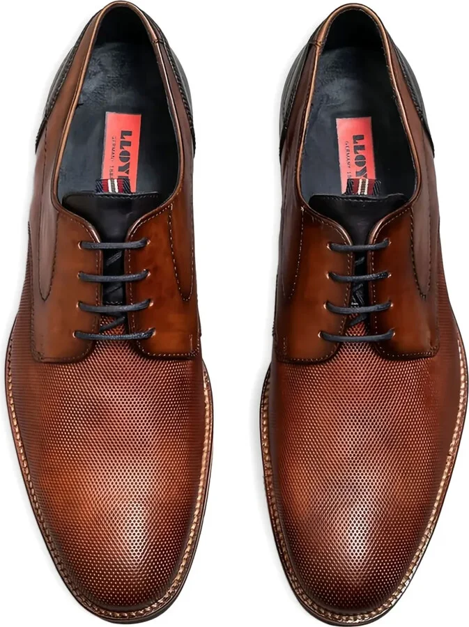 Harris perforated leather Derby shoes - Image 3