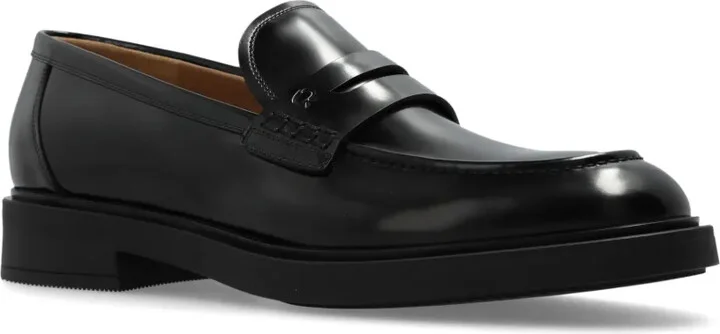 Harris polished-leather penny loafers - Image 2