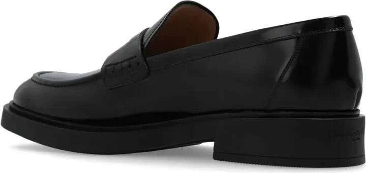 Harris polished-leather penny loafers - Image 3