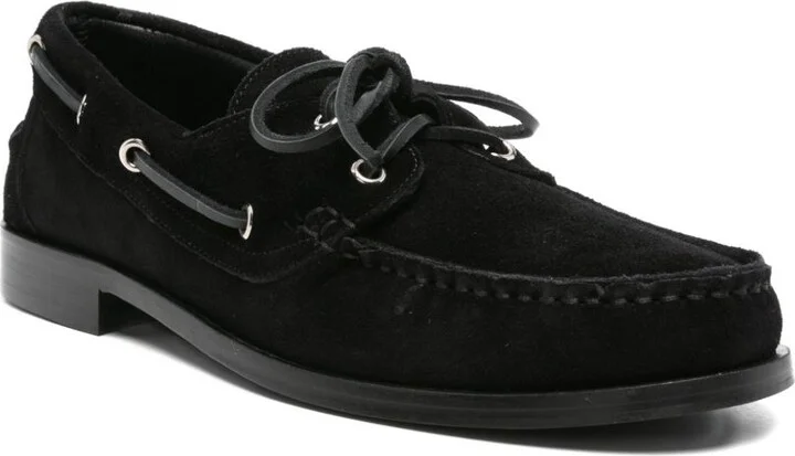 Harris Suede Lace-Up Boat Shoes - Image 2