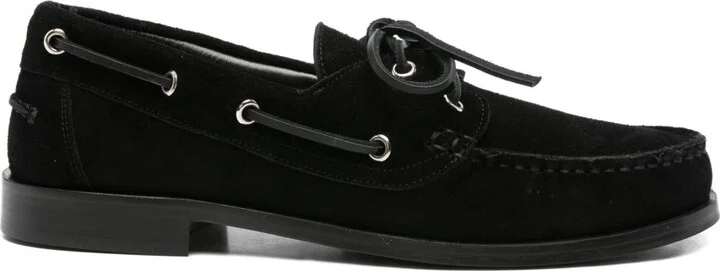 Harris Suede Lace-Up Boat Shoes