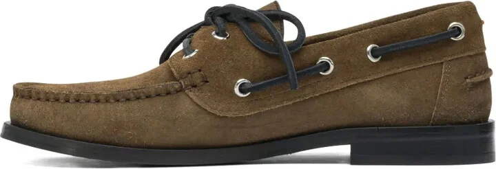 Harris suede leather lace-up loafers - Image 3