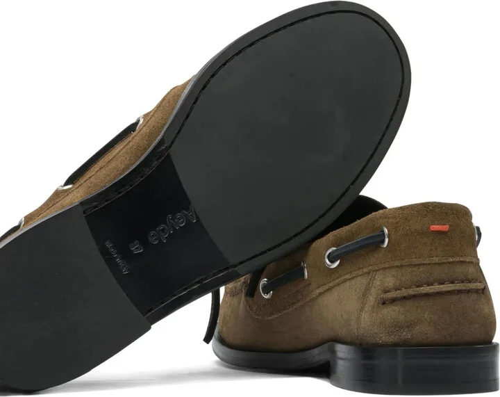 Harris suede leather lace-up loafers - Image 5