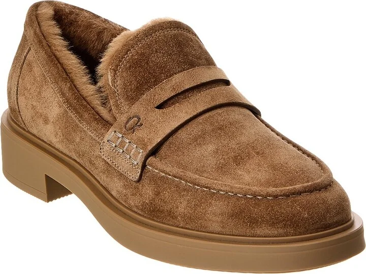 Harris Suede Loafer, 39, Beige