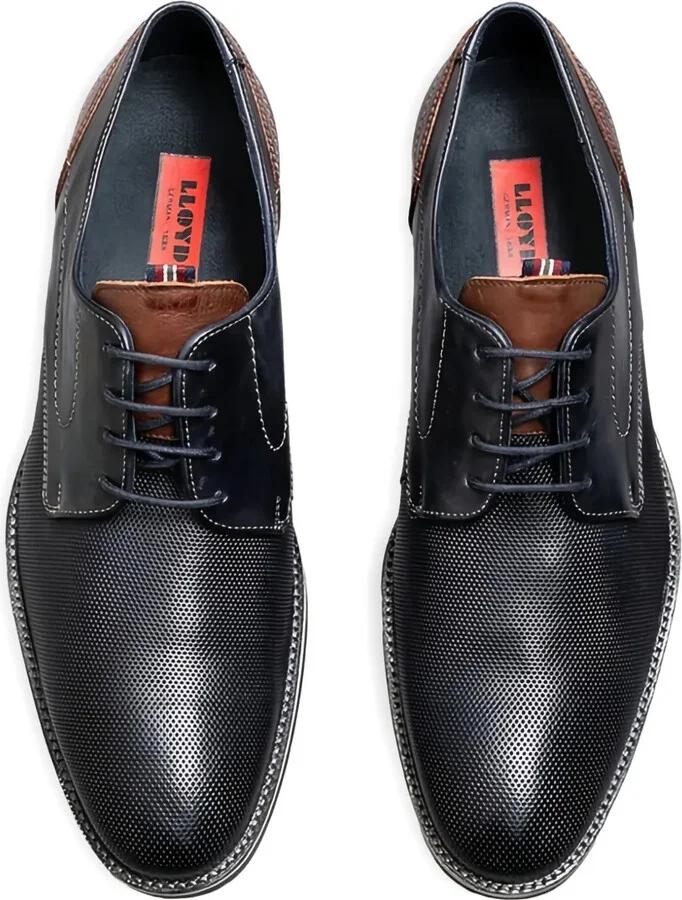 Harris textured leather Derby shoes - Image 3