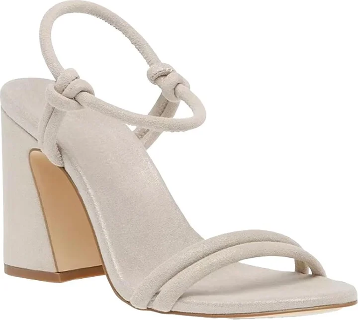 HARRLOW Womens Leather Slip on Block Heel
