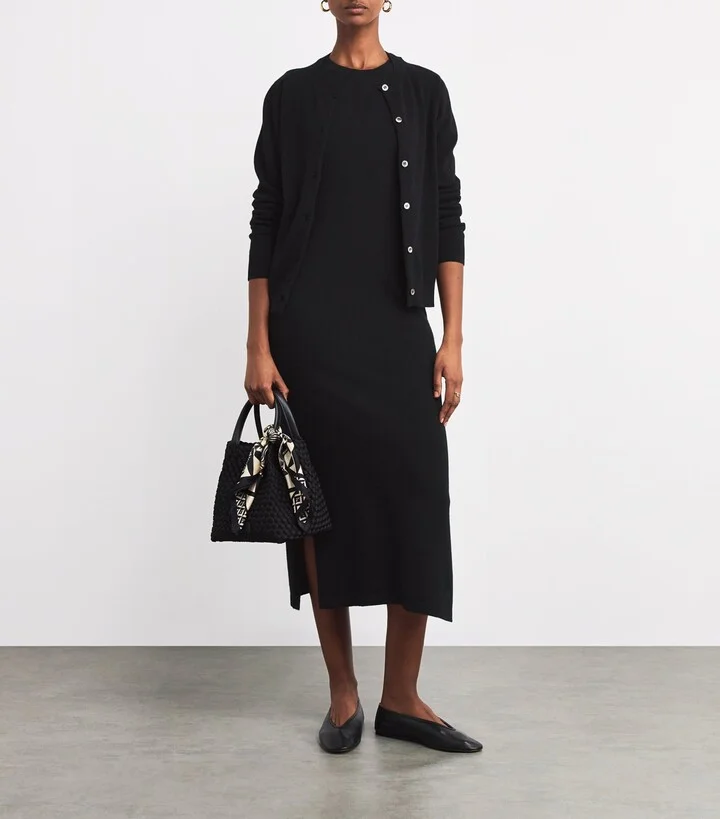 Harrods Cashmere Sleeveless Midi Dress - Image 2