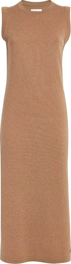 Harrods Cashmere Sleeveless Midi Dress