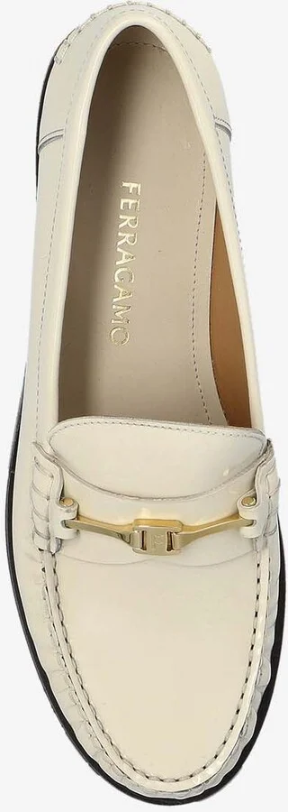 Harry F Buckle Leather Loafers - Image 3