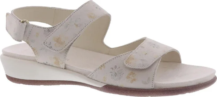 Hartwell Womens Leather Wedge Sandals