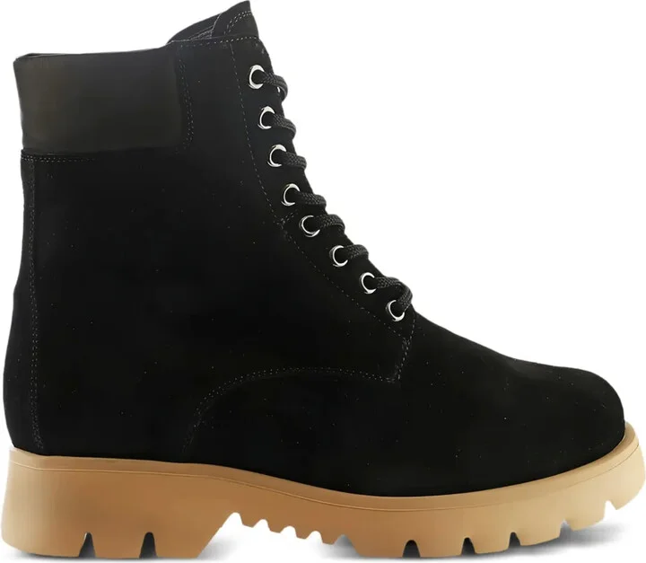 Harvest lace-up chunky-sole combat boots