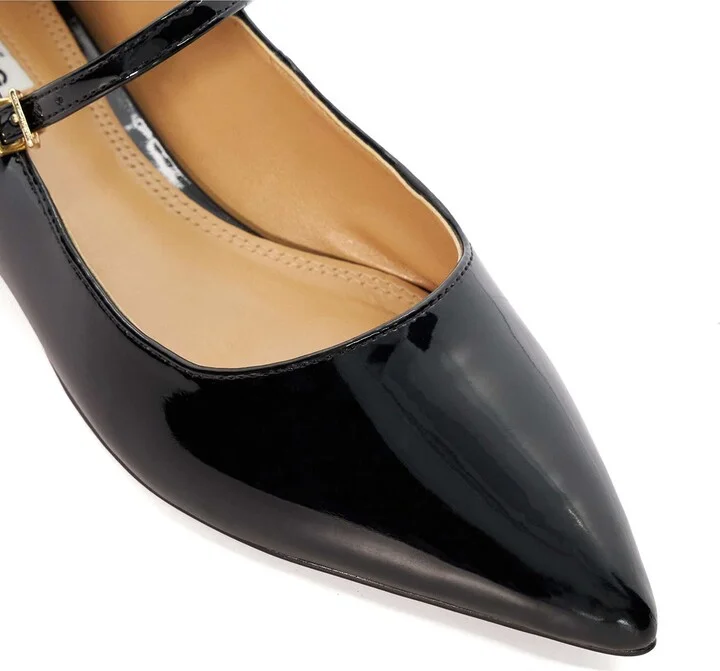 Hastas Mary Jane Pointed Toe Flat - Image 6