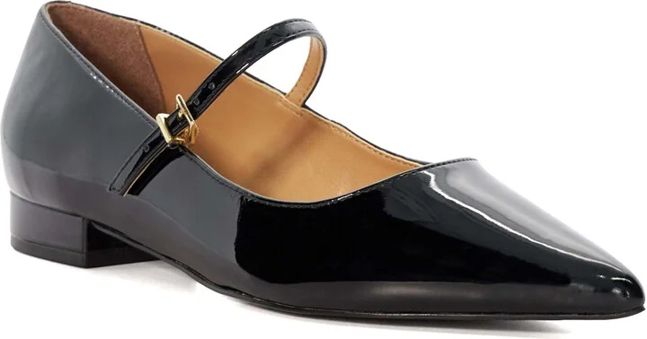 Hastas Mary Jane Pointed Toe Flat