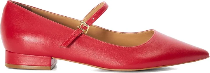 Hastas Pointed Toe Mary Jane Flat - Image 3