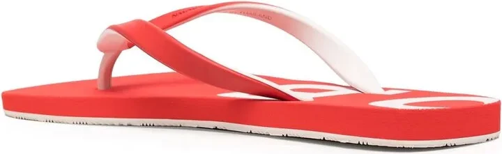 Haston logo flat flip-flops - Image 3