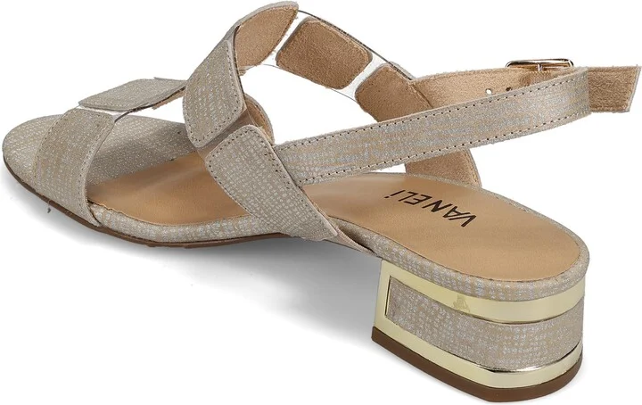 Hatty Metallic Slingback Sandal - Image 2