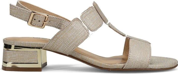 Hatty Metallic Slingback Sandal - Image 3