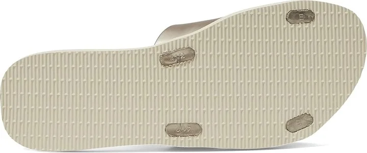 Havaianas Aqua Metallic Women's Sandals Beige : EU 39-40 (US Men's 7-8 - Women's 9-10) M, Rubber - Image 3