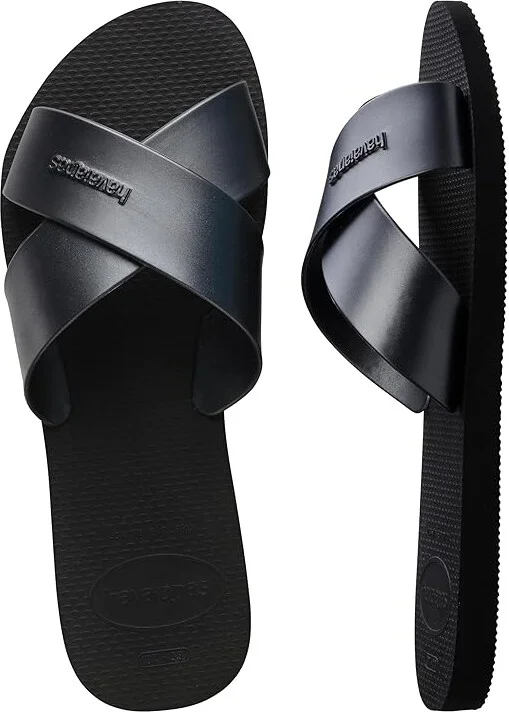 Havaianas Aqua Metallic Women's Sandals Black : EU 39-40 (US Men's 7-8 - Women's 9-10) M, Rubber - Image 3